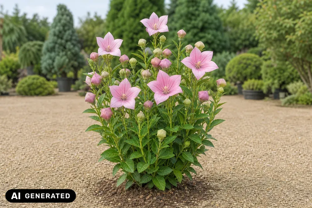 Großblütige Ballonblume 'Fuji Pink' – Platycodon grandiflorus 'Fuji Pink'