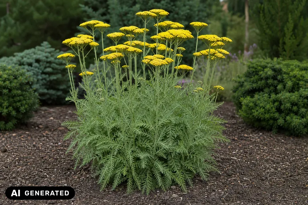 Gold-Schafgarbe 'Cloth of Gold' – Achillea filipendulina 'Cloth of Gold', Bild 2