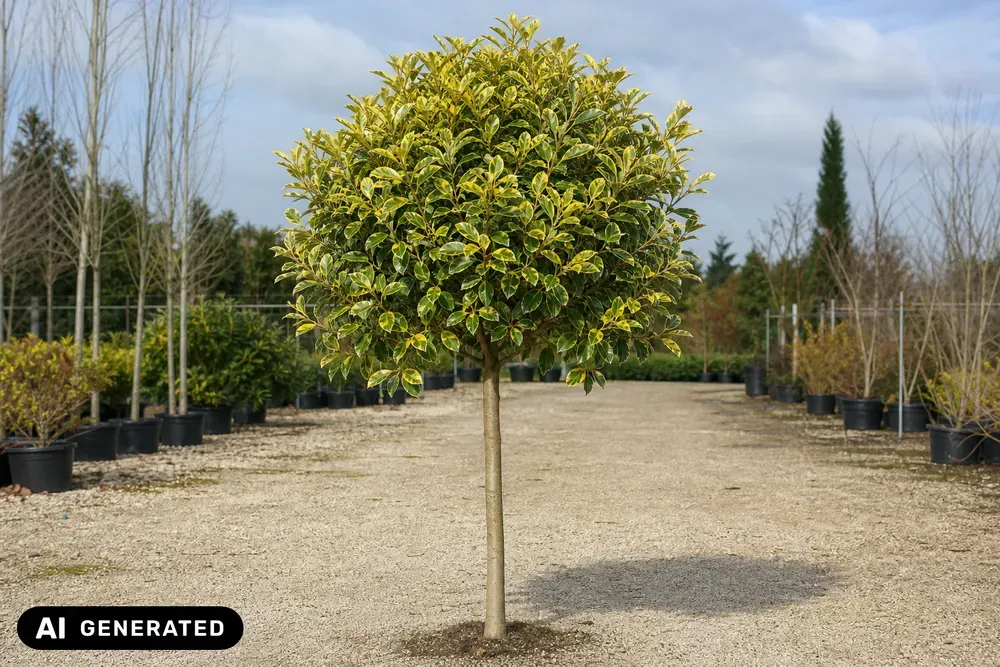 Buntlaubige Wintergrüne Ölweide 'Limelight' – Elaeagnus × ebbingei 'Limelight'