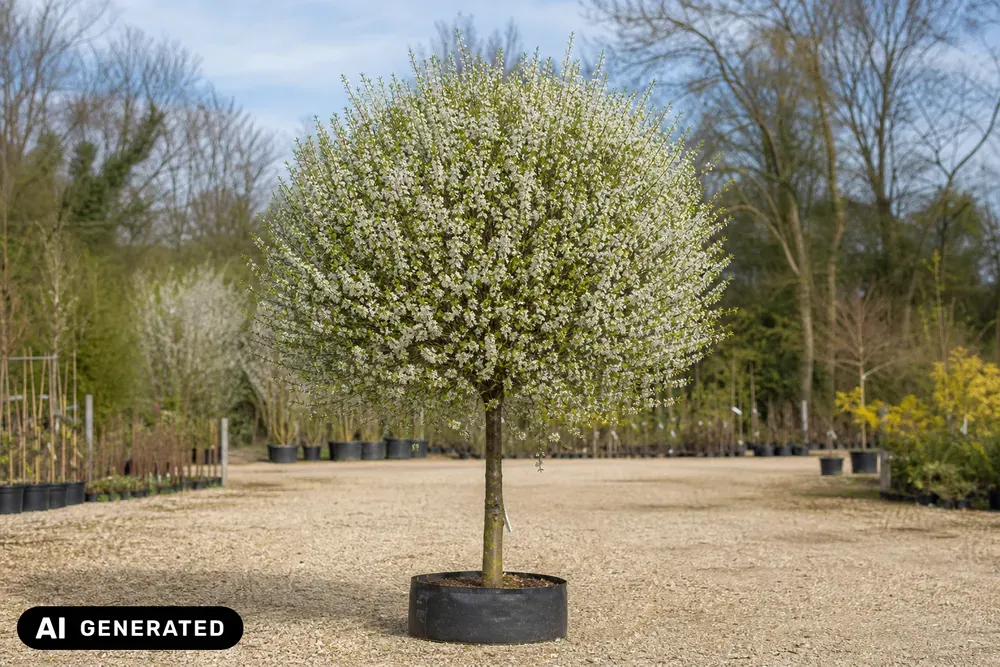 Kugel-Steppenkirsche 'Globosa' – Prunus fruticosa 'Globosa', Bild 3