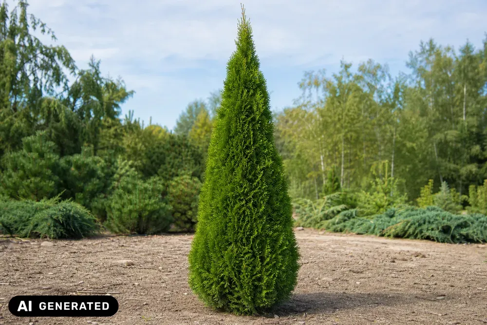 Smaragd-Lebensbaum – Thuja occidentalis 'Smaragd', Bild 2