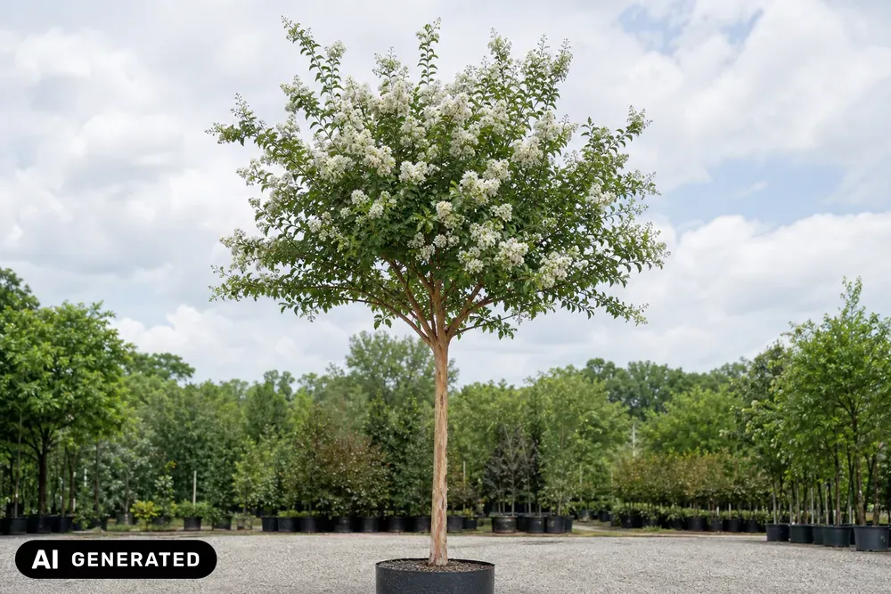 Indische Kreppmyrte 'Natchez' – Lagerstroemia indica 'Natchez', Bild 2