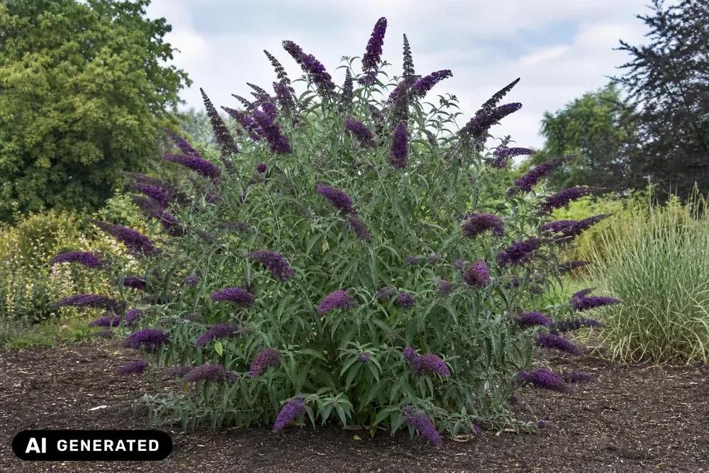 Sommerflieder 'Black Knight' – Buddleja davidii 'Black Knight', Bild 3