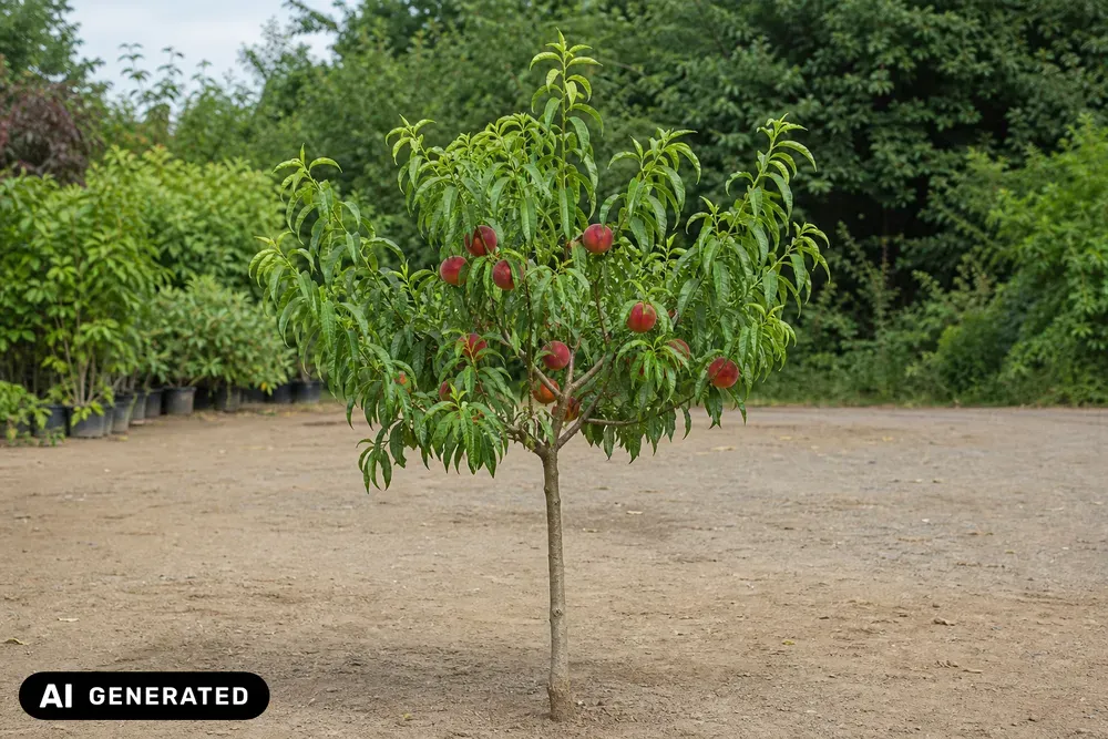 Roter Weinbergpfirsich – Prunus persica 'Rt. Weinbergpfirsich'