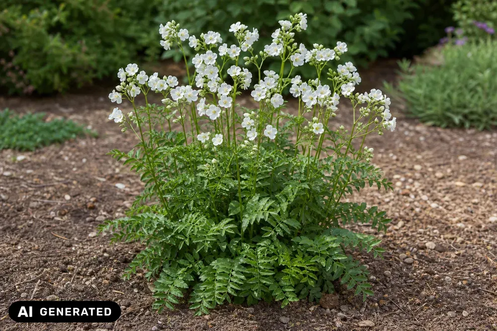 Weiße Jakobsleiter 'Album' – Polemonium caeruleum 'Album'