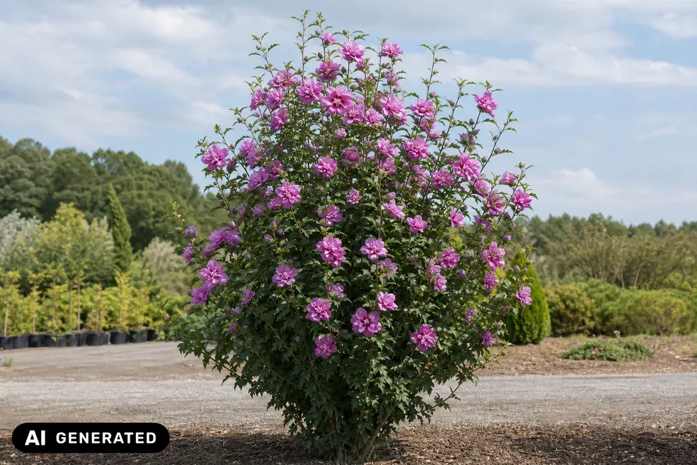 Garteneibisch 'Ardens' – Hibiscus syriacus 'Ardens'