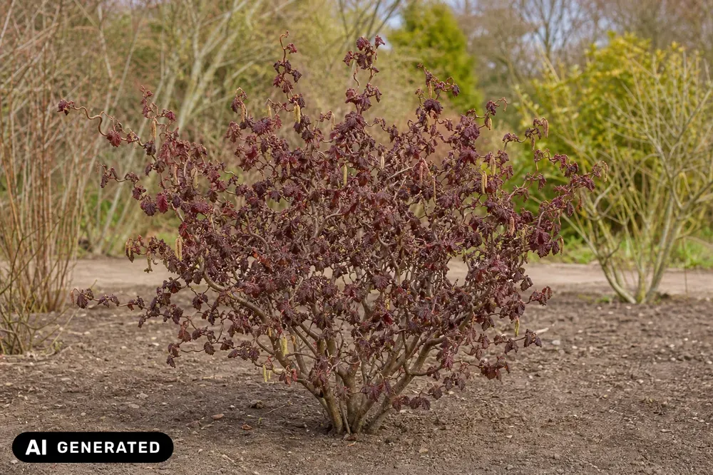 Rote Korkenzieher-Hasel 'Rote Contorta' – Corylus avellana 'Rote Contorta', Bild 2