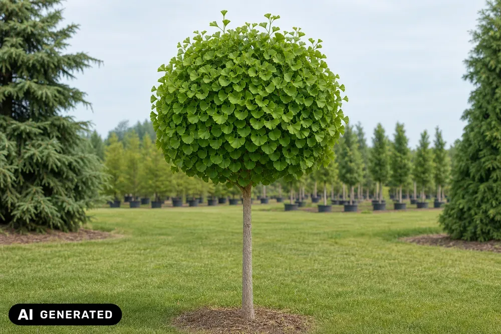 Kugel-Fächerblattbaum 'Globus' – Ginkgo biloba 'Globus', Bild 2