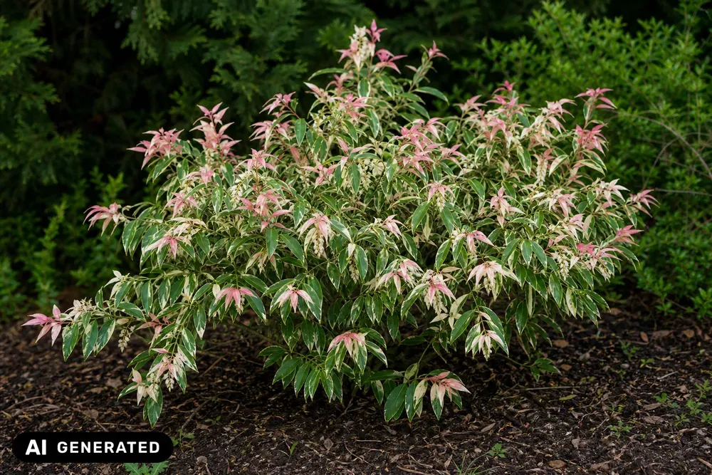 Traubenheide 'Makijaz' – Leucothoe fontanesiana 'Makijaz', Bild 2
