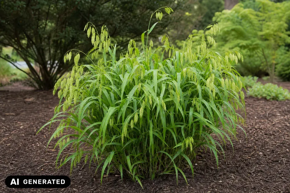 Plattährengras – Chasmanthium latifolium