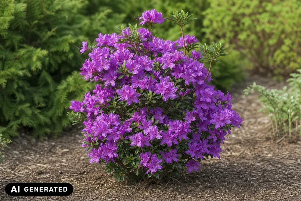 Japanische Azalee 'Geisha Purple' – Rhododendron 'Geisha Purple'
