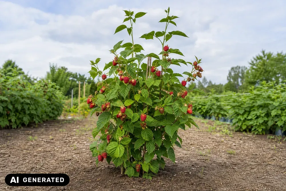 Herbst-Himbeere 'Himbo-Top' – Rubus idaeus 'Himbo-Top'