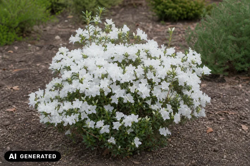 Japanische Azalee 'Pleasant White' – Rhododendron 'Pleasant White'