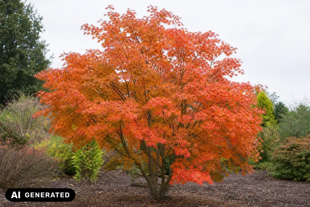 Koreanischer Ahorn 'North Wind' – Acer pseudosieboldianum 'North Wind'