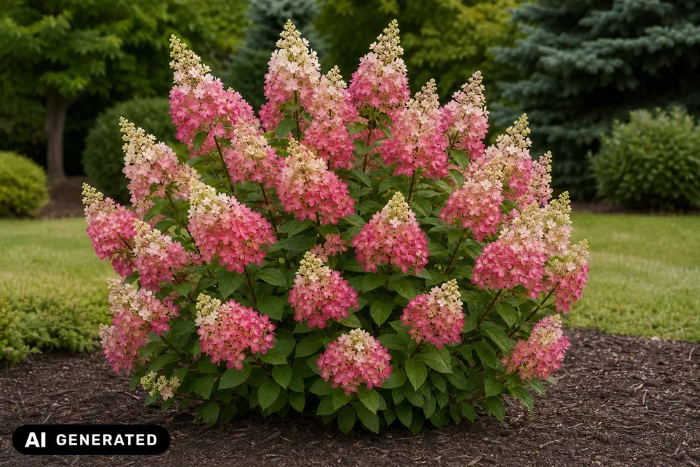 Rispenhortensie 'Petite Cherry' – Hydrangea paniculata 'Petite Cherry'