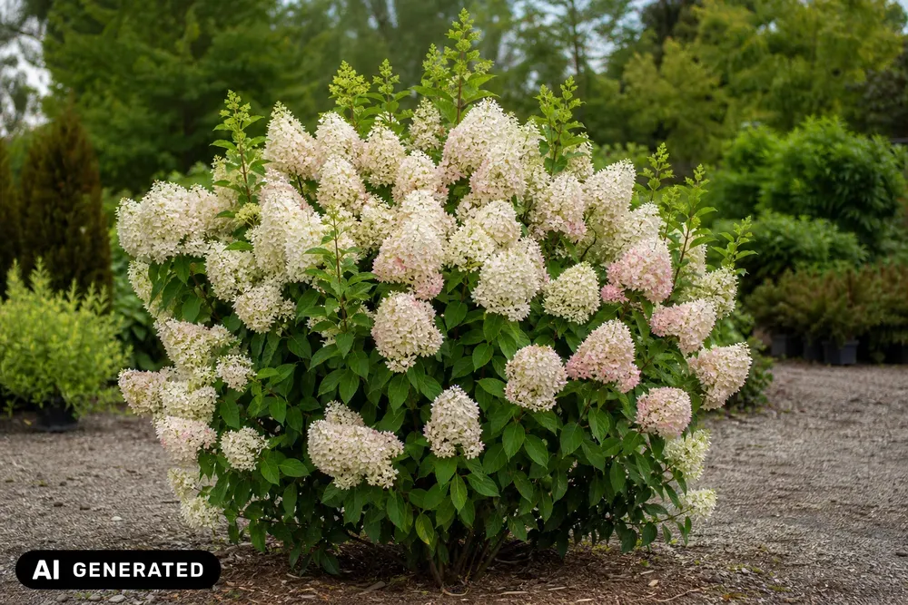Rispenhortensie 'Silver Dollar' – Hydrangea paniculata 'Silver Dollar'