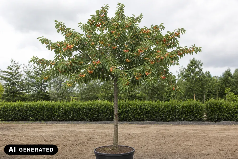 Süßkirsche 'Büttners Rote Knorpelkirsche' – Prunus avium 'Büttners Rote Knorpelkirsche', Bild 2