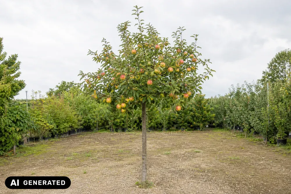 Apfel 'Alkmene' – Malus domestica 'Alkmene', Bild 3