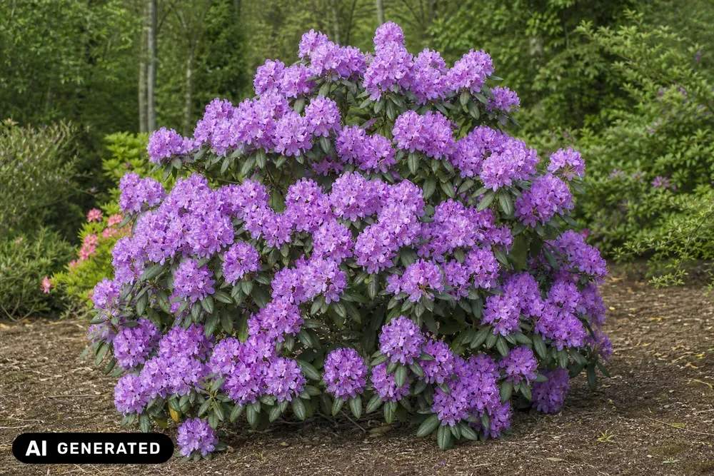 Rhododendron 'Catawbiense Grandiflorum' – Rhododendron 'Catawbiense Grandiflorum', Bild 2
