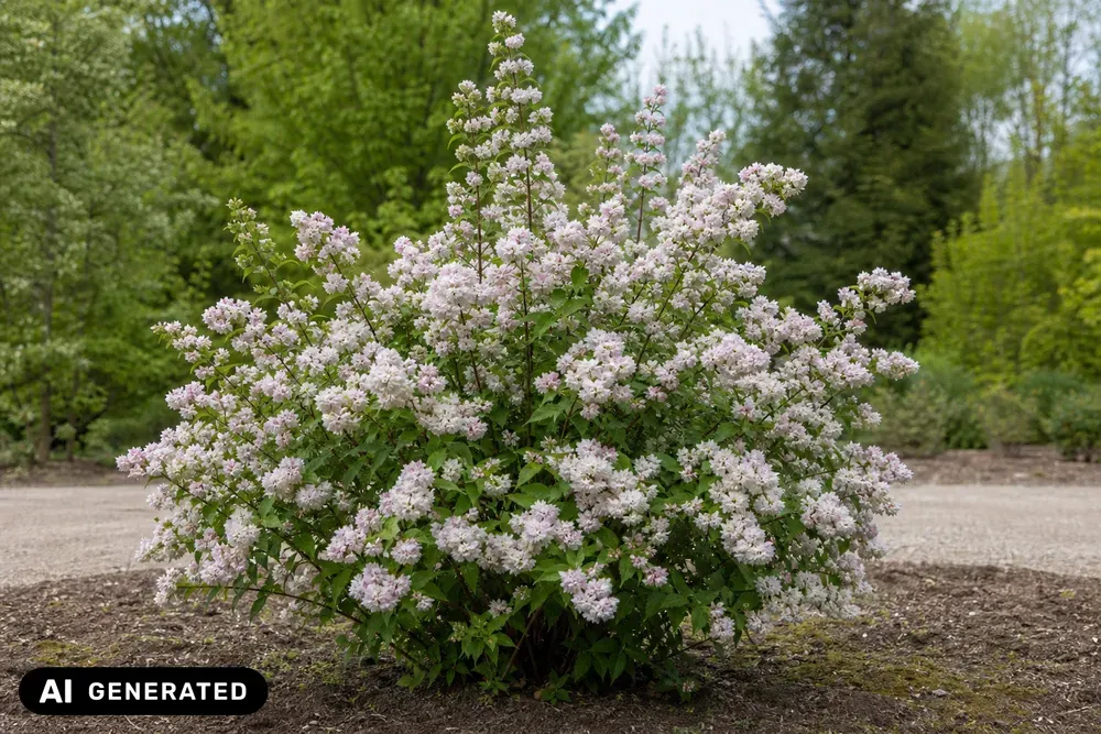 Gefüllter Sternchenstrauch 'Plena' – Deutzia scabra 'Plena', Bild 4