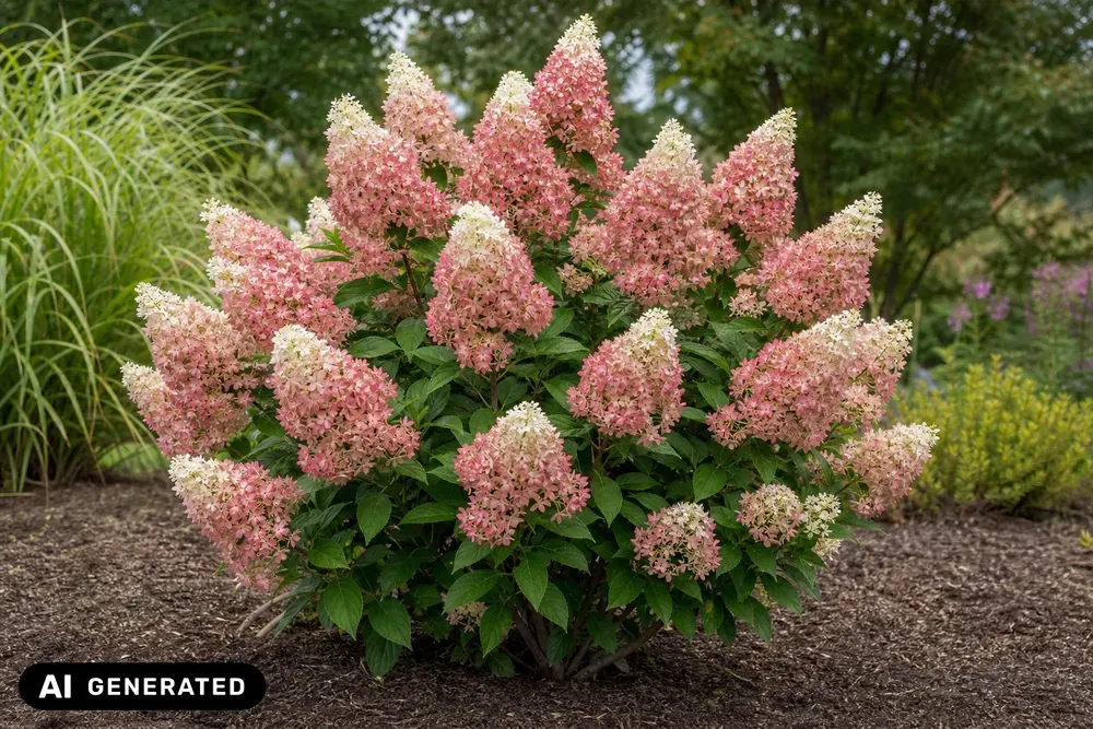 Rispen-Hortensie 'Sundae Fraise' – Hydrangea paniculata 'Sundae Fraise', Bild 2