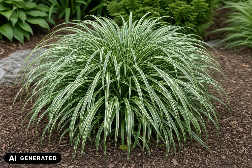 Weißrandige Japan-Segge 'Ice Dance' – Carex morrowii var. foliosissima 'Ice Dance'