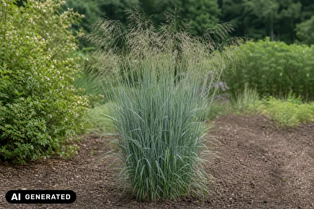 Bläuliche Rutenhirse 'Heavy Metal' – Panicum virgatum 'Heavy Metal', Bild 2