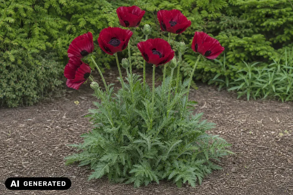 Orientalischer Mohn 'Beauty of Livermere' – Papaver orientale 'Beauty of Livermere'