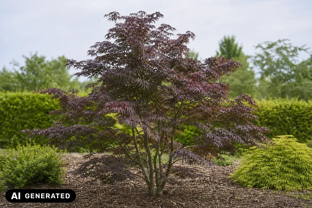 Roter Fächerahorn 'Atropurpureum' – Acer palmatum 'Atropurpureum', Bild 2