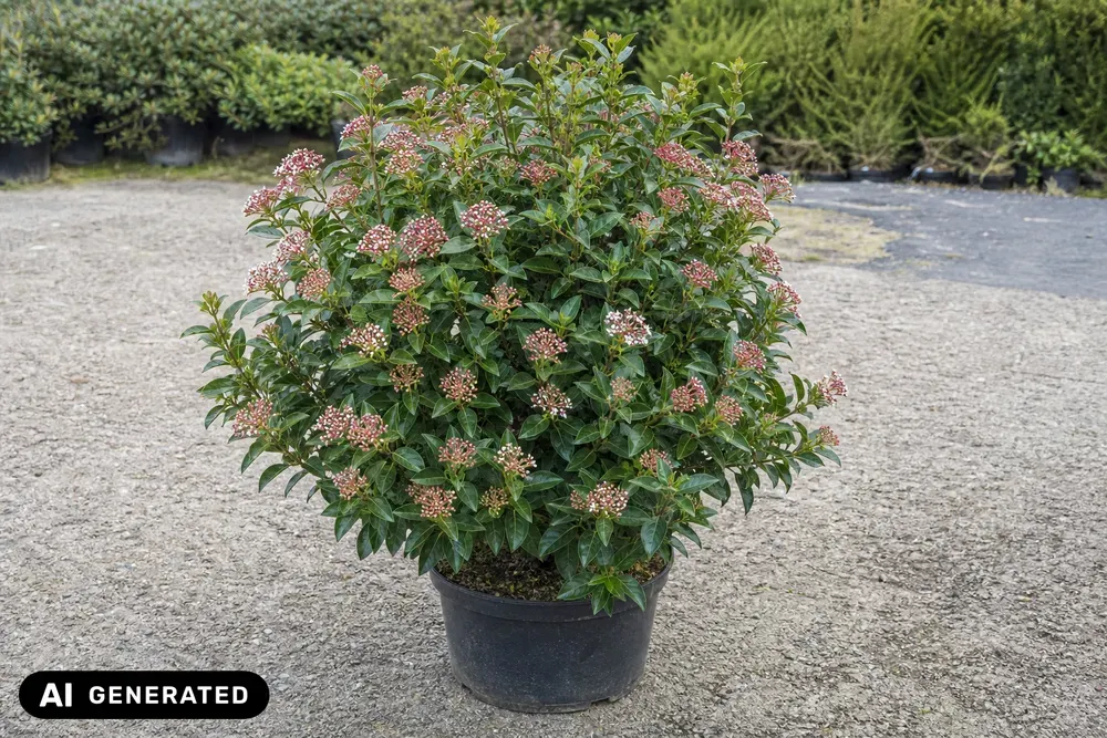 Mittelmeer-Schneeball 'Rock 'n Rolla' – Viburnum tinus 'Rock 'n Rolla'