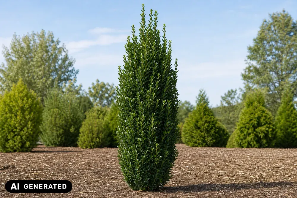 Japanischer Spindelstrauch 'Green Spire' – Euonymus japonicus 'Green Spire', Bild 2