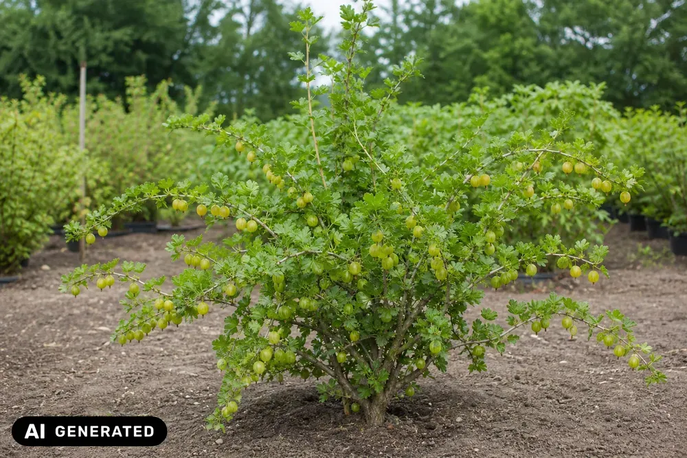 Stachelbeere 'Invicta' – Ribes uva-crispa 'Invicta', Bild 2